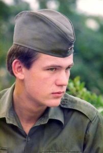 27 year-old Srdjan Aleksich in army uniform, shortly before he was murdered.